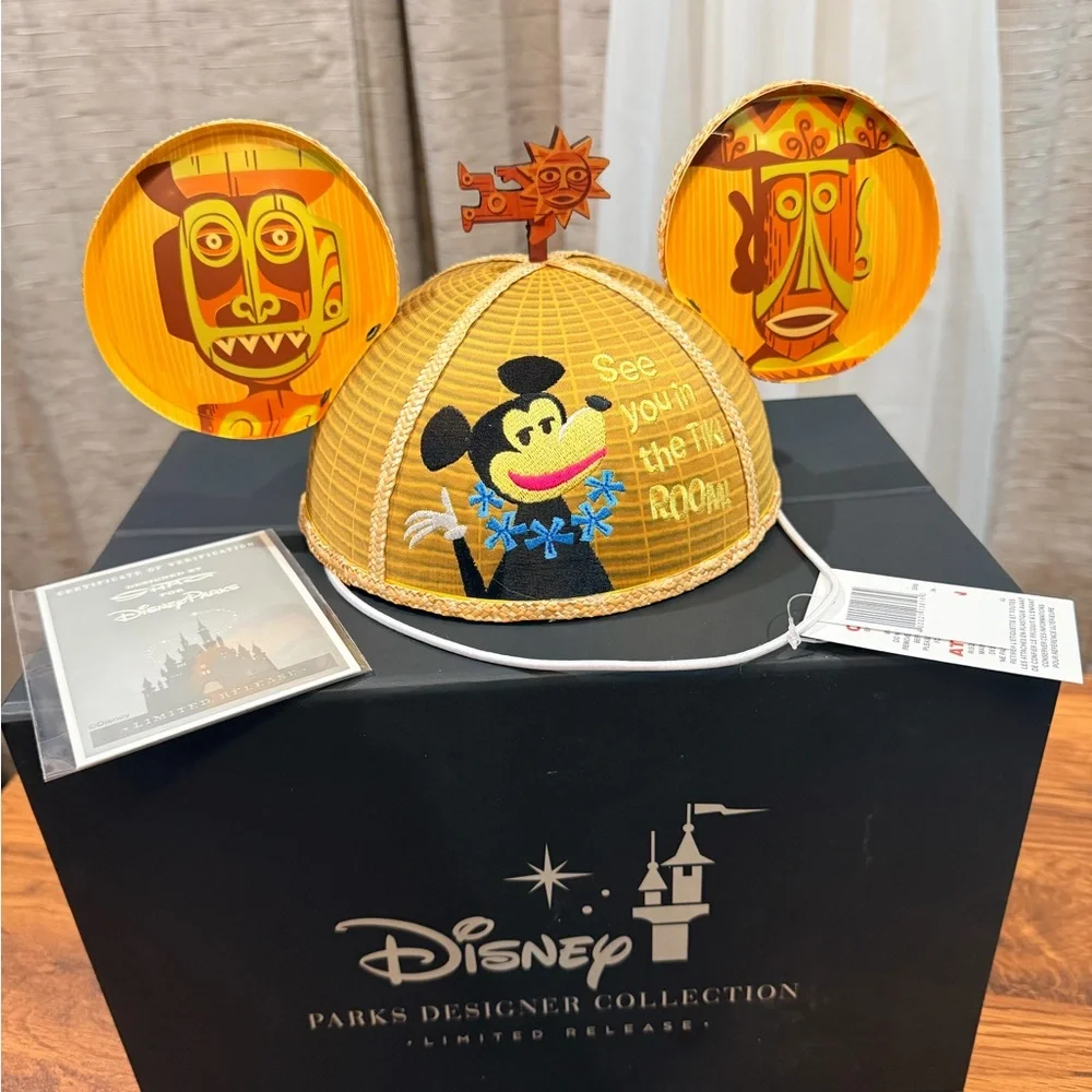 Disney x SHAG Tiki Room Mickey Ears LE D23 - Picture 4 of 8